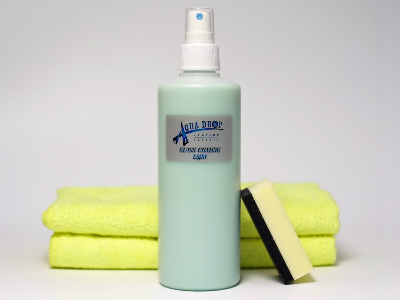 AQUADROP GLASS COAT LIGHTと AQUADROP MIRROR POLYMERを施工してみた