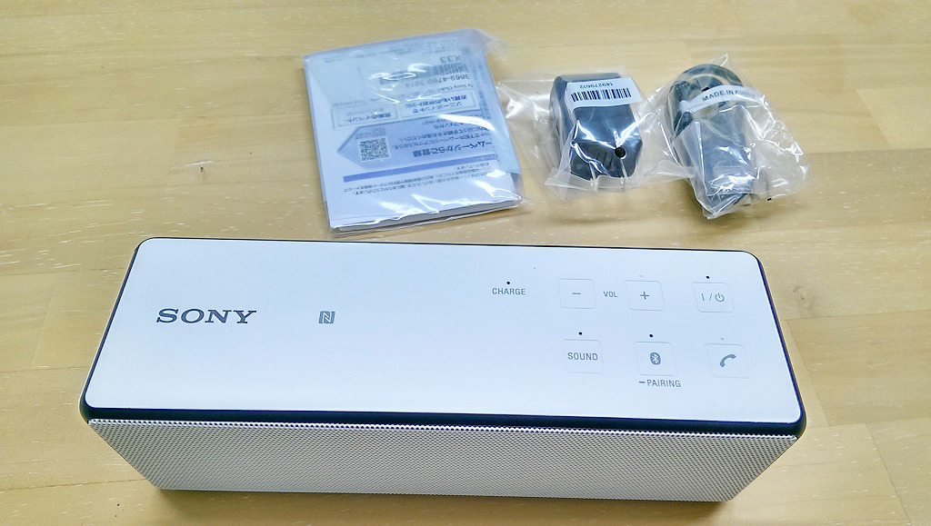 related-entry-thumb:SONY ワイヤレスポータブルスピーカー SRS-X33を買ってみた