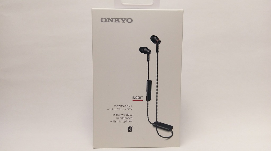 人気ブランド ONKYO Bluetoothインナーイヤーヘッドホン E200BTB イヤホン、ヘッドホン 